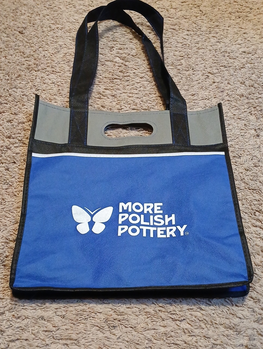 Branded Blue Tote Bag